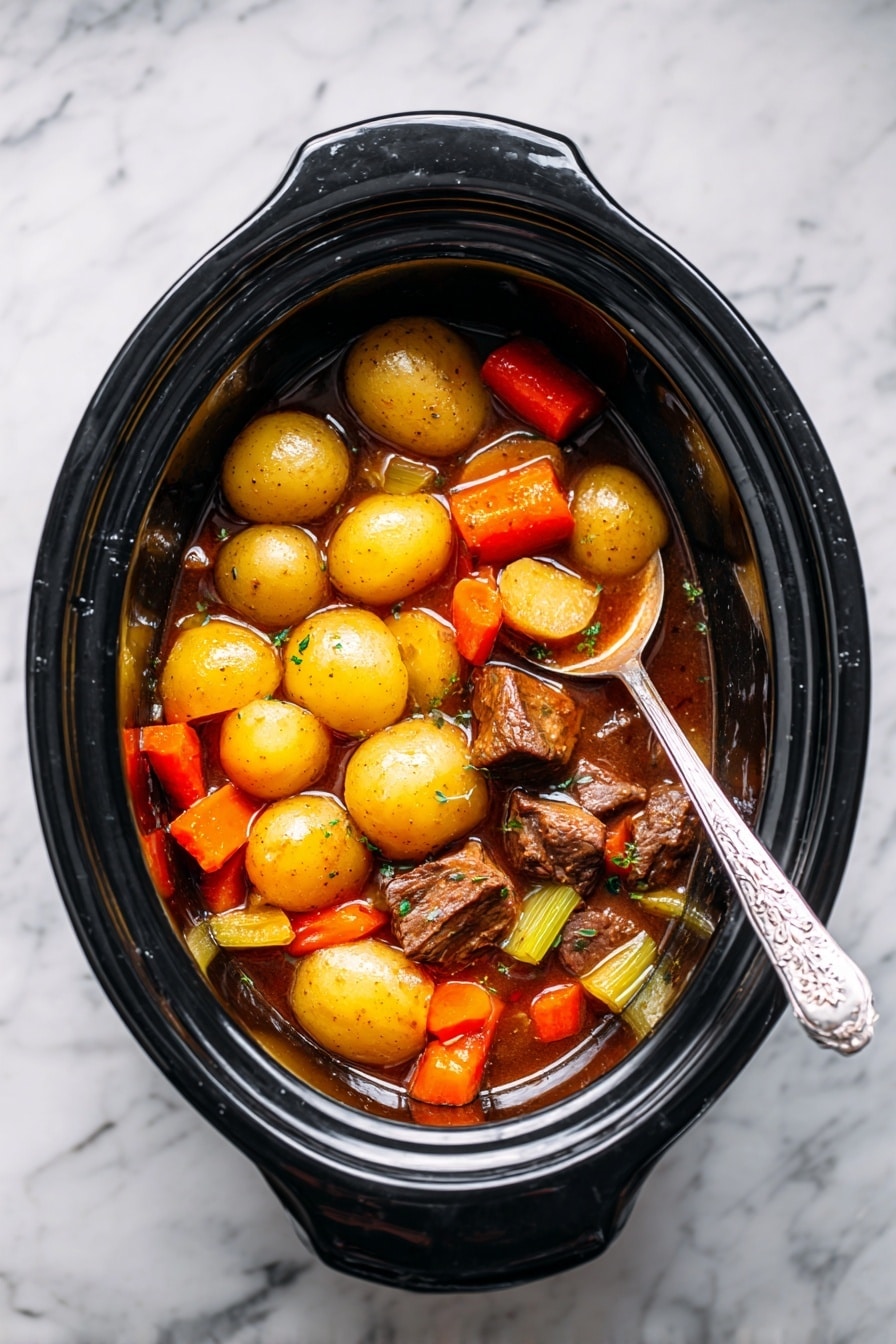 Rich Red Wine Beef Stew: Your Ultimate Set-and-Forget Dinner